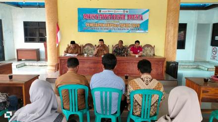 Musyawarah Desa Penetapan RKPDes Tahun Anggaran 2026